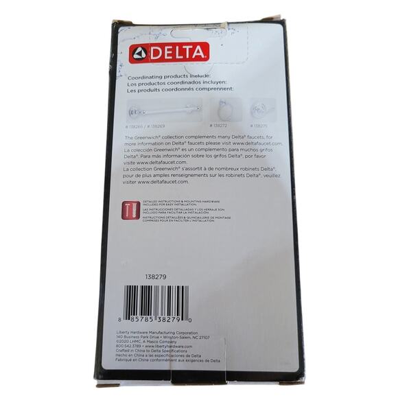 Delta Greenwich Toilet Paper Holder, Item No.138279, NIB - Picture 3 of 4